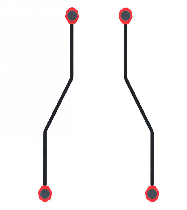 Брусья изогнуто-горизонтальные - вид 3