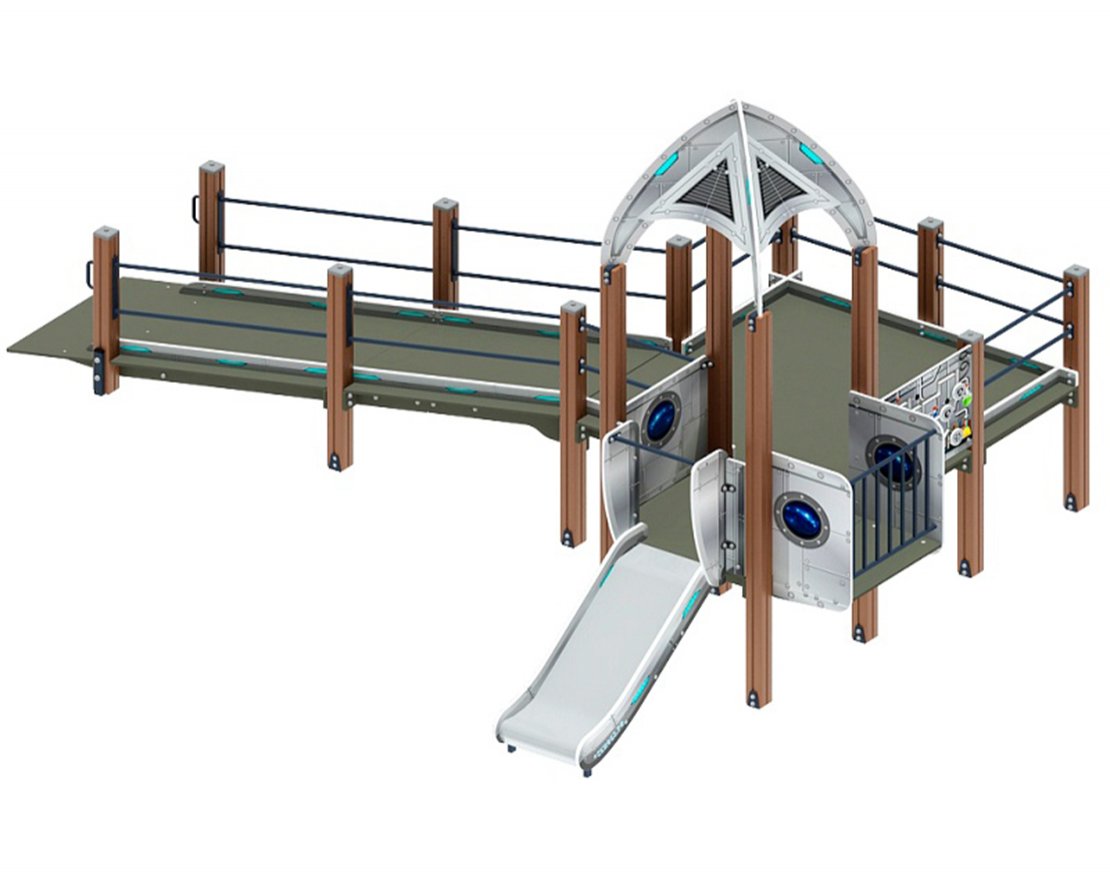 Горка Лунная база-6 h=750 - вид 3